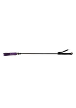 Load image into Gallery viewer, Rouge Fifty Times Hotter Long Riding Crop Slim Tip - Purple - 24in
