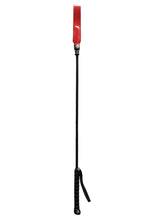 Load image into Gallery viewer, Rouge Fifty Times Hotter Long Riding Crop Slim Tip - Red - 24in
