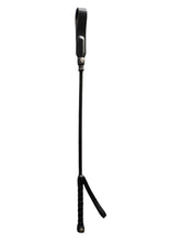 Load image into Gallery viewer, Rouge Fifty Times Hotter Short Riding Crop Slim Tip - Black - 20in
