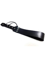 Load image into Gallery viewer, Rouge Folded Leather Paddle with Rivets - Black
