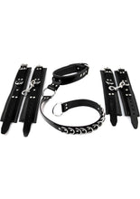 Load image into Gallery viewer, Rouge Leather Adjustable D Ring Hogtie - Black
