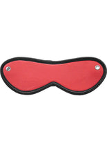 Load image into Gallery viewer, Rouge Leather Blindfold Eye Mask - Red
