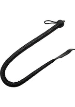 Load image into Gallery viewer, Rouge Leather Devil Tail Whip - Black
