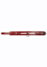 Load image into Gallery viewer, Rouge Leather Fashion Bondage Collar with O-Ring - Red
