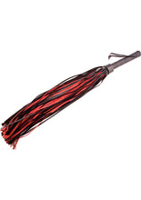 Load image into Gallery viewer, Rouge Leather Flogger - Black/Red
