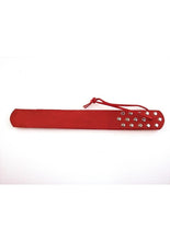 Load image into Gallery viewer, Rouge Leather Three Flap Paddle - Red
