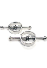 Load image into Gallery viewer, Rouge Metal Adjustable Nipple Clamps - Silver
