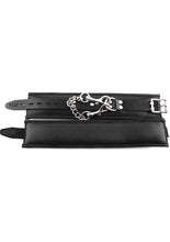 Load image into Gallery viewer, Rouge Padded Leather Adjustable Ankle Cuffs - Black
