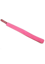 Load image into Gallery viewer, Rouge Plain Leather Adjustable Collar 1 Ring - Pink
