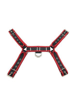 Load image into Gallery viewer, Rouge Pvc Ot H Front Harness - Black/Red - Large/XLarge
