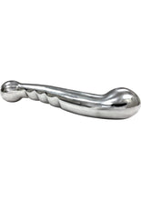 Load image into Gallery viewer, Rouge Stainless Steel Anal Or Vaginal Dildo - Metal - 7in
