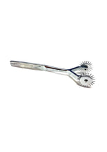 Load image into Gallery viewer, Rouge Two Prong Stainless Steel Pinwheel - Silver
