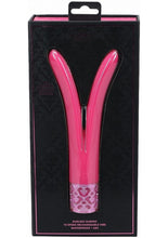 Load image into Gallery viewer, Royal Gems Dueling Queens Rechargeable Silicone Vibrator - Pink
