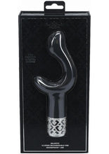 Load image into Gallery viewer, Royal Gems Majestic Rechargeable Silicone Vibrator - Black
