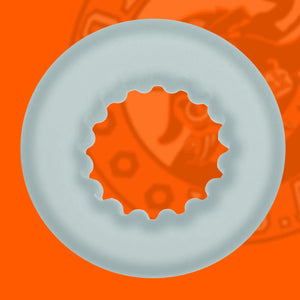 Oxball - Axis Grip Cock Ring (Clear/Ice)