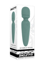 Load image into Gallery viewer, Rumble Wand Rechargeable Silicone Vibrator - Green
