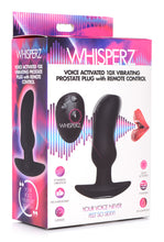 Load image into Gallery viewer, Whisperz Voice Activated 10X Prostate Plug with Remote
