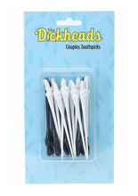 Load image into Gallery viewer, S-Line The Dickheads Couples Toothpicks - Black/Vanilla/White
