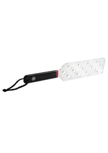 Load image into Gallery viewer, Saffron Acrylic Spanker - Black/Clear
