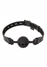 Load image into Gallery viewer, Saffron Breathable Ball Gag - Black
