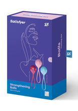 Load image into Gallery viewer, Satisfyer Balls Co3 Single Set Of 3 Female Stimulator - Assorted Colors
