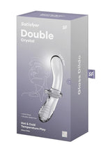 Load image into Gallery viewer, Satisfyer Double Crystal Glass Dildo - Clear
