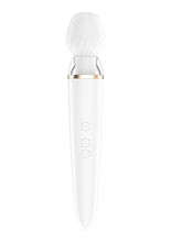 Load image into Gallery viewer, Satisfyer Double Wand-Er Rechargeable Silicone Waterproof Massager with Attachment - White
