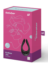 Load image into Gallery viewer, Satisfyer Endless Joy Vibrator Waterproof Multi Speed Rechargeable - Black/Purple
