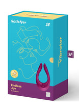 Load image into Gallery viewer, Satisfyer Endless Joy Vibrator Waterproof Multi Speed Rechargeable - Pink/Purple
