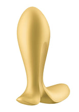 Load image into Gallery viewer, Satisfyer Intensity Plug Rechargeable Silicone Connect App Anal Plug - Gold

