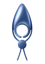 Load image into Gallery viewer, Satisfyer Men Sniper Rechargeable Silicone Vibrating Cock Ring - Blue/Gray/Grey
