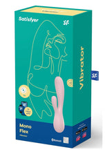 Load image into Gallery viewer, Satisfyer Mono Flex Rechargeable Silicone Rabbit Vibrator - Mauve/Pink
