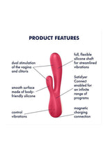 Load image into Gallery viewer, Satisfyer Mono Flex Rechargeable Silicone Rabbit Vibrator
