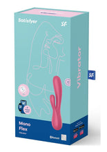 Load image into Gallery viewer, Satisfyer Mono Flex Rechargeable Silicone Rabbit Vibrator - Red
