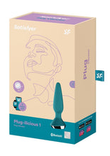 Load image into Gallery viewer, Satisfyer Plug-Ilicious 1 Silicone Vibrating Anal Plug - Petrol/Teal
