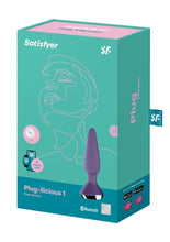 Load image into Gallery viewer, Satisfyer Plug-Ilicious 1 Silicone Vibrating Anal Plug - Purple
