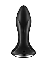 Load image into Gallery viewer, Satisfyer Rotator Plug 1+ Silicone Vibrating Anal Stimulator - Black

