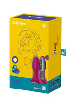 Load image into Gallery viewer, Satisfyer Rotator Plug 2+ Silicone Vibrating Double Anal Stimulator - Fuschia/Pink
