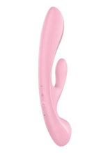 Load image into Gallery viewer, Satisfyer Triple Oh Rechargeable Silicone Dual Stimulating Vibrator
