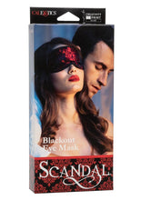 Load image into Gallery viewer, Scandal Blackout Eye Mask - Black/Red
