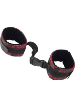 Load image into Gallery viewer, Scandal Control Cuffs - Black/Red
