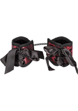 Load image into Gallery viewer, Scandal Corset Cuffs - Red
