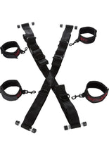 Load image into Gallery viewer, Scandal Over The Door Cross - Black/Red
