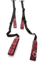 Load image into Gallery viewer, Scandal Over The Door Swing - Black/Red
