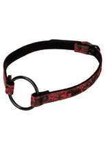 Load image into Gallery viewer, Scandal Wide Open Mouth Gag - Black/Red
