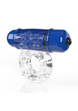 Load image into Gallery viewer, Screaming O 4b O Wow Vibrating Ring - Blue/Blueberry
