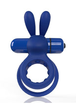 Load image into Gallery viewer, Screaming O 4b Ohare Vibrating Cock Ring - Blue/Blueberry
