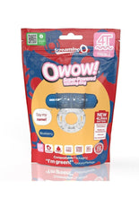 Load image into Gallery viewer, Screaming O 4t O Wow Vibrating Ring - Blue/Blueberry
