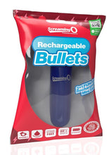 Load image into Gallery viewer, Screaming O Rechargeable Bullets - Blue
