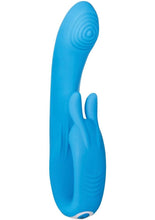 Load image into Gallery viewer, Sea Breeze Bunny Rechargeable Silicone G-Spot Rabbit Vibrator
